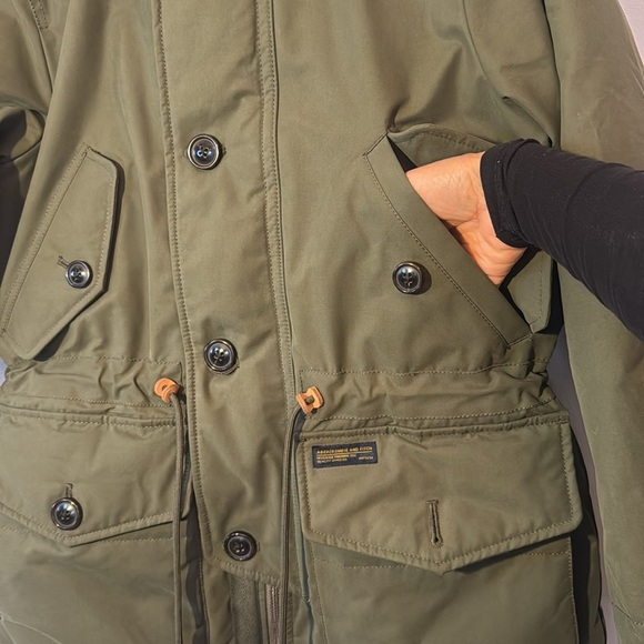 A&F MEN’S JACKET SIZE XS OLIVE LIKE NEW CONDITION - Picture 11 of 13